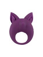 Rechargeable ring for clitoral stimulation MiMi Animals Kitten Kiki Purple