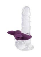 Rechargeable ring for clitoral stimulation MiMi Animals Kitten Kiki Purple