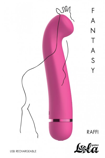 Rechargeable vibrator Fantasy Raffi Pink