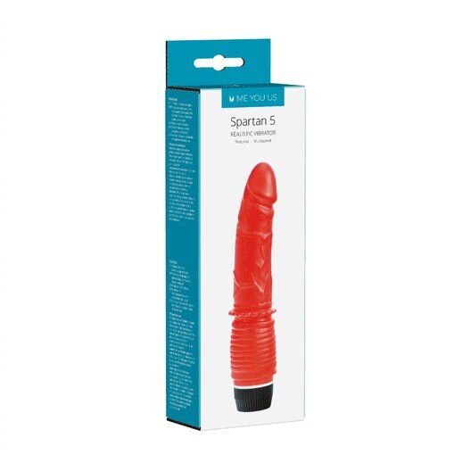 Me You Us Spartan Realistic Vibrator Pink 5in