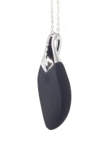 Vibrating necklace Liberty Leaf Black