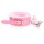 Fetish Fever - Collar with leash - Pink