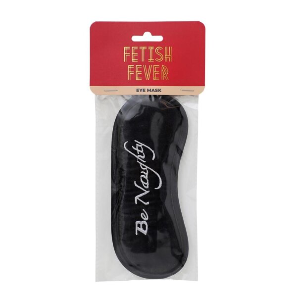 Fetish Fever - Eye Mask - Be Noughty - Black