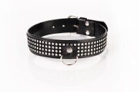 Kinkster - Vegan Leather - Handmade - Collar 3 silver...