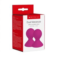 Me You Us Dual Masseuse Silicone Nipple Suckers 2 Pack...