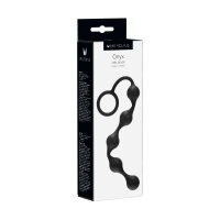 Me You Us Onyx Silicone Anal Beads Black