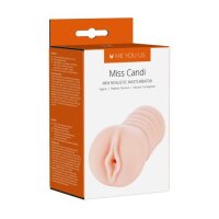 Me You Us Miss Candi Mini Realistic Masturbator Flesh O