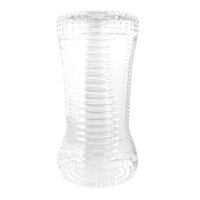 Me You Us Ripple Dual End Stroker Male Masturbator Transparent