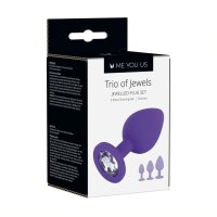 Me You Us Trio Of Jewels Purple