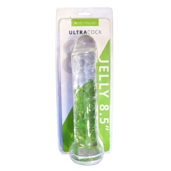 Me You Us Ultracock Clear Jelly 8.5in Dong