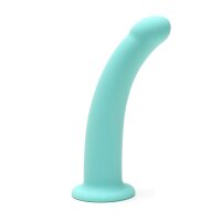 Me You Us 7" Aqua Curved Silicone Dildo