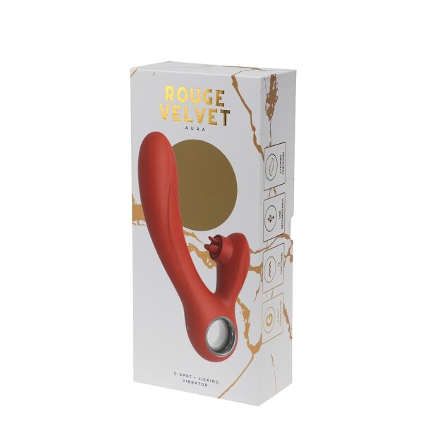 Rouge Velvet - Aura - USB G-Spot + Licking Vibrator