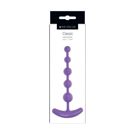 Me You Us Classic Anal Beads Purple