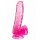 Dildo Pipedream King Cock Clear TPE Rosa