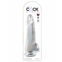 Natürliches Dildo Pipedream King Cock Clear TPE...