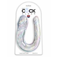 Natürliches Dildo Pipedream King Cock Clear TPE