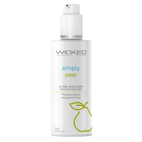 Gleitmittel Erdbeere Wicked Sensual Care Simply Pear 70 ml