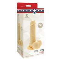 Natürliches Dildo S Pleasures Don Jon PVC Ø 4,5 cm (15 cm)