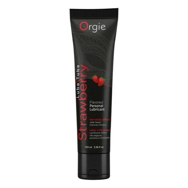 Lube Tube Strawberry - Waterbased Lubricant - 3 fl oz / 100 ml