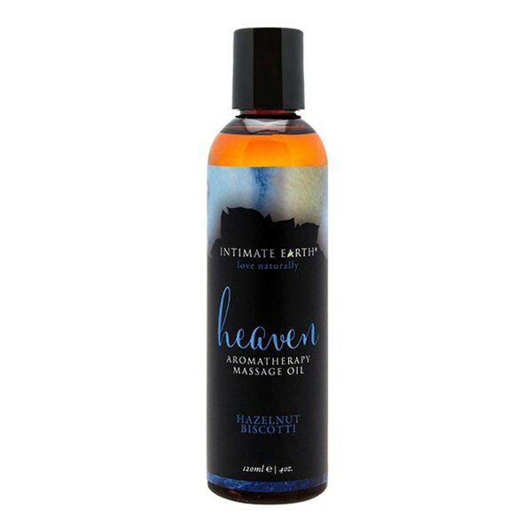 Heaven Massageöl Haselnusskekse 120 ml Intimate Earth Süß Haselnussbraun