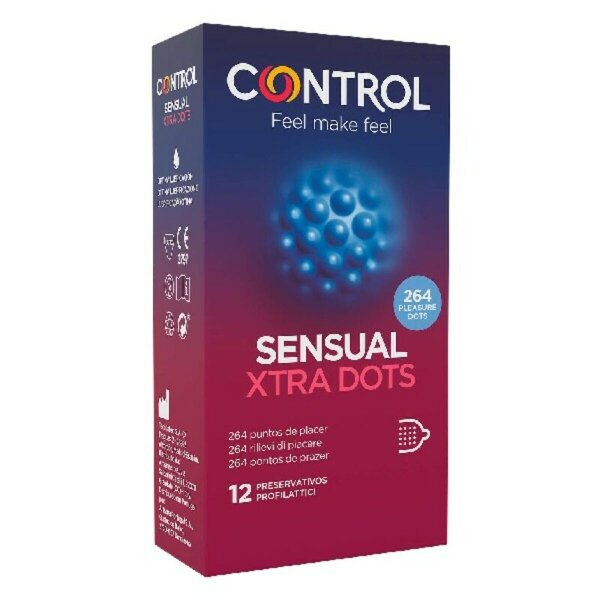 Kondome Sensual Xtra Dots Control (12 uds)