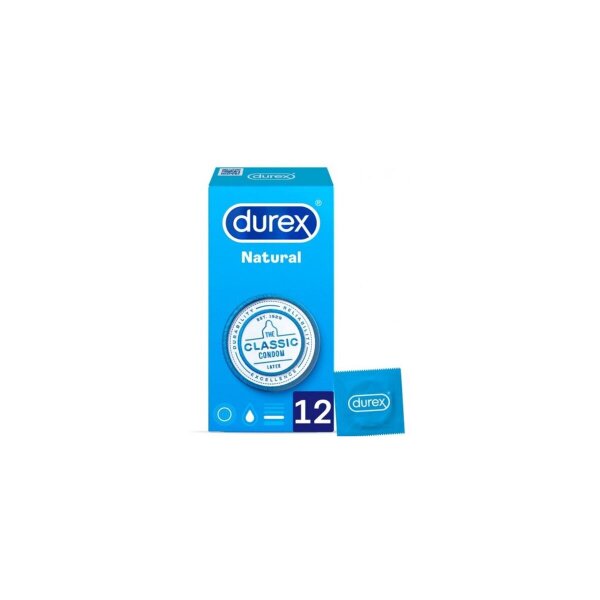 Kondome Durex Natural (12 uds)