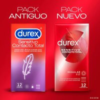 Kondome Durex Sensitivo Contacto Total 12 Stück