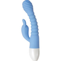 G-Punkt Vibrator Evolved Bunny Blau