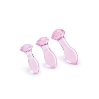 Plug Anal Dream Toys Glaze Rosa 3 Stücke