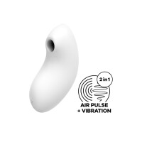 Vulva Lover 2 - Doppelter Luftdruck-Vibrator - Weiß