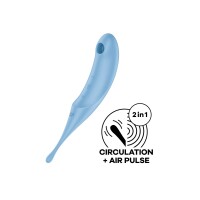 Twirling Pro - Tipp Vibrator mit App - Blau