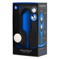 Plug Anal B-Vibe 4 Blau Marineblau