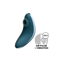 Vulva Lover 1 - Doppelter Luftimpuls-Vibrator - Blau