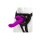 Rabbit Vibrator Happy Rabbit Strap-On Harness Set Purple 12,7 cm