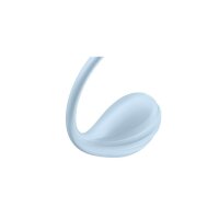 Smooth Petal Connect App - Tragbarer Paar-Vibrator - Hellblau