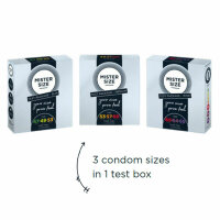 Pure Feel - Test Package Medium - Condoms 53, 57, 60 mm -...