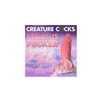 Pegasus - Pecker Winged Silicone Dildo - Pink