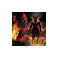 Fire Demon - Monster Silicone Dildo - Red/Black