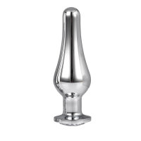 Plug Anal Dream Toys Gleaming Love Silberfarben