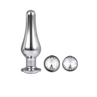 Plug Anal Dream Toys Gleaming Love Silberfarben