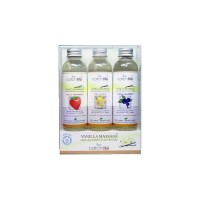 Gleitmittel Erdbeere Nature Body Vanilla 3 x 75 ml Erdbeere Heidelbeeren