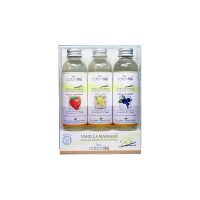 Gleitmittel Erdbeere Nature Body Vanilla 3 x 75 ml Erdbeere Heidelbeeren