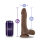 Natürliches Dildo Blush Au Naturel TPE Ø 3,9 cm (17,1 cm)