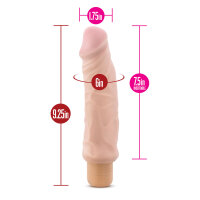 Natürliches Dildo Blush X5 TPR Ø 5,3 cm (19 cm)