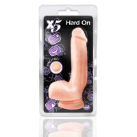 Natürliches Dildo Blush X5 TPE Ø 4,8 cm (17,1 cm)