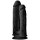 Double Penetration Stroker Masturbator mit doppelter Öffnung (Anus und Schamlippenform) Dream Toys Real Love Schwarz