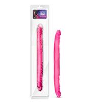 Double Penetration Stroker Masturbator mit doppelter Öffnung (Anus und Schamlippenform) Blush B yours Rosa