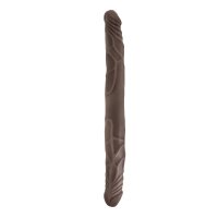 Double Penetration Stroker Masturbator mit doppelter Öffnung (Anus und Schamlippenform) Blush Dr Skin Braun