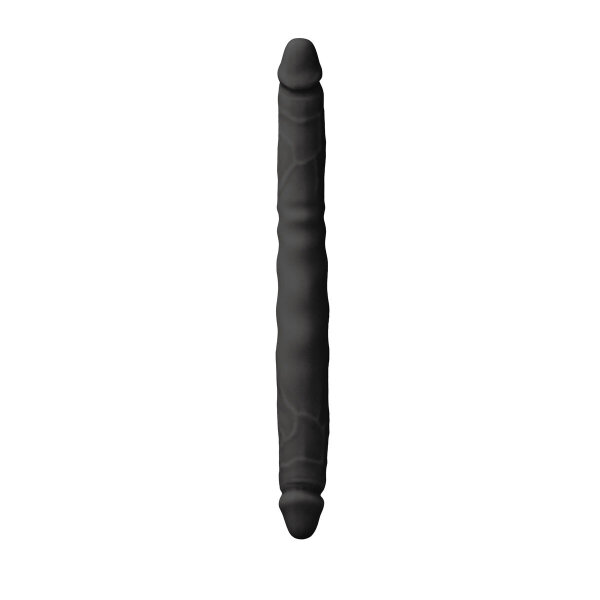 Double Penetration Stroker Masturbator mit doppelter Öffnung (Anus und Schamlippenform) NS Novelties Colours Schwarz