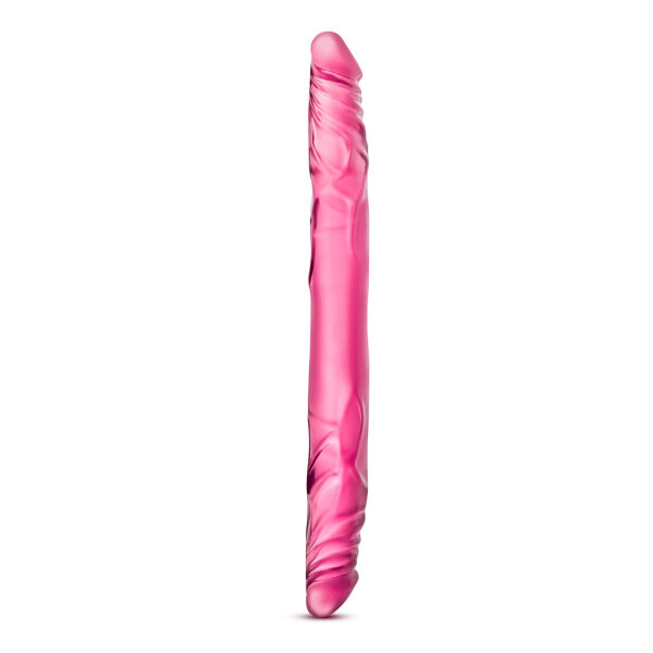 Double Penetration Stroker Masturbator mit doppelter Öffnung (Anus und Schamlippenform) Blush B yours Rosa